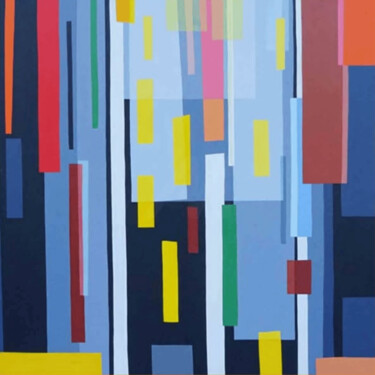 Painting titled "Fragments of Light" by Bagya Art Gallery, Original Artwork, Acrylic