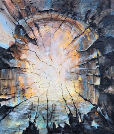 Peinture intitulée "Portal of Light Abs…" par Oli Ma, Œuvre d'art originale, Acrylique