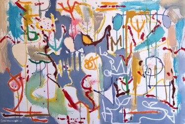 "SE DE UN LUGAR" başlıklı Tablo Iraide Garitaonandia tarafından, Orijinal sanat, Petrol Ahşap panel üzerine monte edilmiş