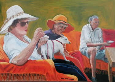 "Goanicontes" başlıklı Tablo Silke Halberstadt tarafından, Orijinal sanat, Petrol Ahşap Sedye çerçevesi üzerine monte edilmiş