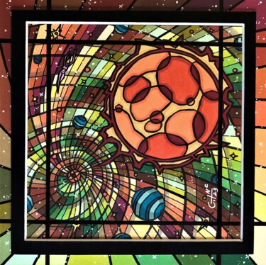 Σχέδιο με τίτλο "375- a 4, passe enc…" από Vincent Gibert, Αυθεντικά έργα τέχνης, Μαρκαδόρος