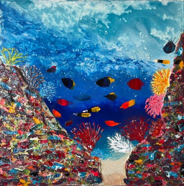 "Profondeur des Mers" başlıklı Tablo Johanna Mans tarafından, Orijinal sanat, Akrilik