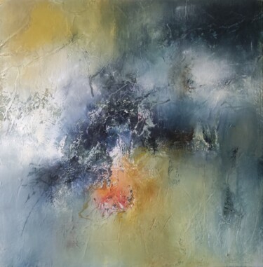 Painting titled ""Embrasser le ciel"" by Françoise Vandiedonck, Original Artwork, Acrylic