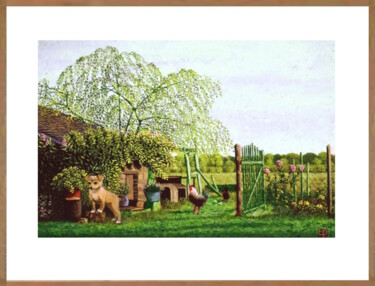 Photography titled "C9 photographie pei…" by Laurent Pradat, Original Artwork, Acrylic Mounted on Cardboard