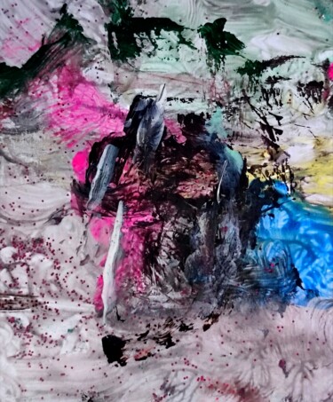 "Enlightened Ebellab…" başlıklı Tablo Milto Sideris tarafından, Orijinal sanat, Akrilik