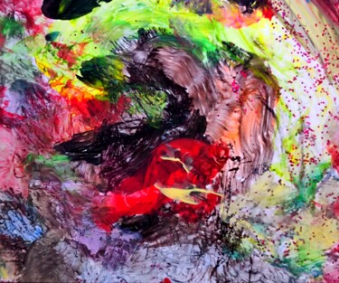 "Enlightened Ebellab…" başlıklı Tablo Milto Sideris tarafından, Orijinal sanat, Akrilik