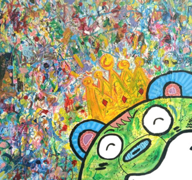 "The King" başlıklı Tablo Aurel Street tarafından, Orijinal sanat, Akrilik