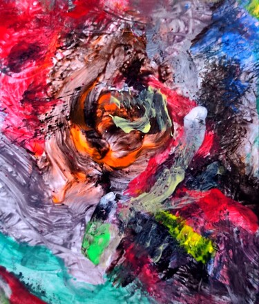 "Enlightened Ebellab…" başlıklı Tablo Milto Sideris tarafından, Orijinal sanat, Akrilik