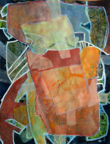 Pintura titulada "Bacchan" por Philippe Casaubon, Obra de arte original, Oleo