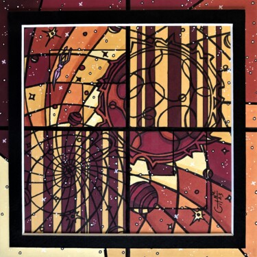 "390- a 4, passe enc…" başlıklı Resim Vincent Gibert tarafından, Orijinal sanat, Işaretleyici