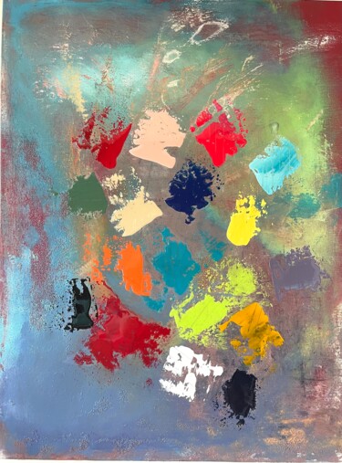 Peinture intitulée "Palette intense" par Johanna Mans, Œuvre d'art originale, Acrylique