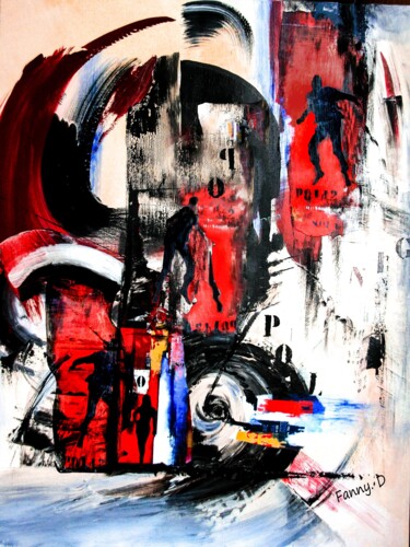 Fotografie getiteld "ambiance Polar" door Françoise Dandelot, Origineel Kunstwerk, Digitale collage Gemonteerd op Aluminium