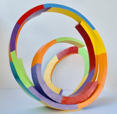 Peinture intitulée "Spirale des mèmoires" par Pedrola Alban, Œuvre d'art originale, Acrylique