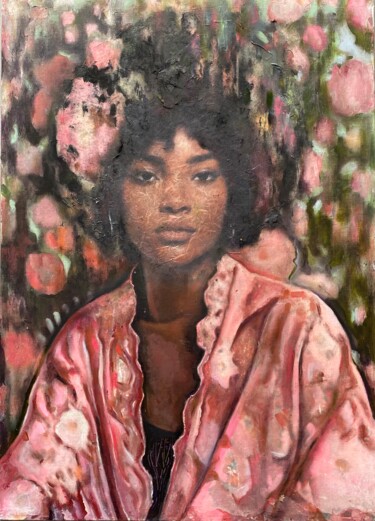 Malarstwo zatytułowany „Ophelia” autorstwa Maria Titan, Oryginalna praca, Kolaże