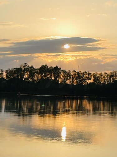 "Sunset landscape on…" başlıklı Fotoğraf Samiya Rani tarafından, Orijinal sanat, Dijital Fotoğrafçılık