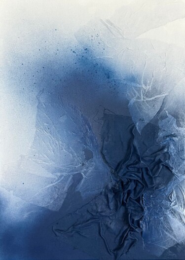 Malarstwo zatytułowany „Inner revival 2” autorstwa Joanna Wietrzycka, Oryginalna praca, Kolaże Zamontowany na Drewniana rama…