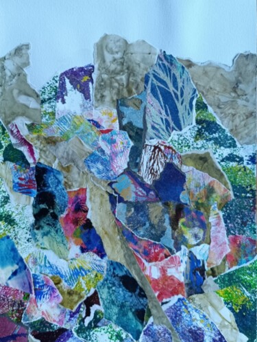 拼贴 标题为“Estive” 由Montserrat Garcia, 原创艺术品, 丙烯