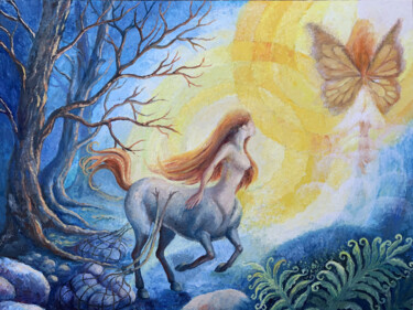 "The Path of Transfo…" başlıklı Tablo Anna Zaplatkina tarafından, Orijinal sanat, Petrol Ahşap Sedye çerçevesi üzerine monte…