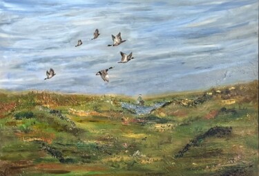 绘画 标题为“Whispers of the Sky” 由Anniek Cornelissen, 原创艺术品, 丙烯