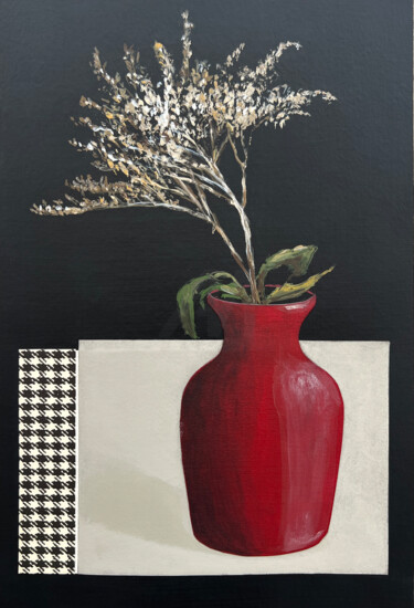 Painting titled "Timeless Harmony —…" by Marina Kozyr, Original Artwork, Acrylic Mounted on Cardboard