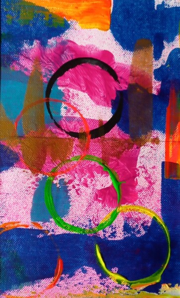 Pintura intitulada "Gedanken sind wie S…" por Dieter Becker, Obras de arte originais, Acrílico Montado em Outro painel rígido