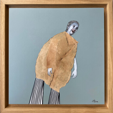 Painting titled "100% filtre" by Valerie Nogier, Original Artwork, Acrylic Mounted on Wood Stretcher frame