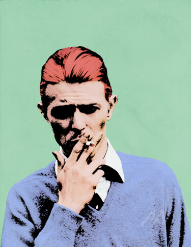 Artes digitais intitulada "Bowi3 Composition -…" por V'Nian Purks, Obras de arte originais, Pintura digital