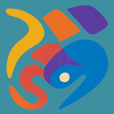 "Harmonie Fluide – A…" başlıklı Dijital Sanat Yahya Ahssaini tarafından, Orijinal sanat, Dijital Resim