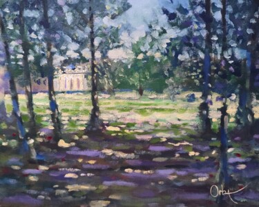 "Parc et Orangerie d…" başlıklı Tablo David Orban tarafından, Orijinal sanat, Petrol Karton üzerine monte edilmiş