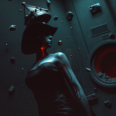 Digitale Kunst getiteld "Optical Memory" door Kubicol, Origineel Kunstwerk, Digitale afdruk