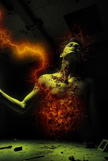 Digitale Kunst mit dem Titel "Materialization of…" von Kubicol, Original-Kunstwerk, Digitaldruck