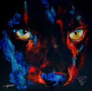 "Deux âmes en une" başlıklı Tablo Patrick Gaillard tarafından, Orijinal sanat, Akrilik Ahşap Sedye çerçevesi üzerine monte e…