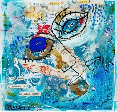 "Le serment" başlıklı Tablo Véronique Taland tarafından, Orijinal sanat, Akrilik