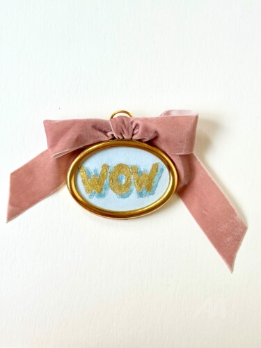 Malerei mit dem Titel "“Wow” statement min…" von Julia Suptel, Original-Kunstwerk, Pastell