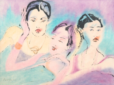 "Trinity" başlıklı Tablo Marcel Garbi tarafından, Orijinal sanat, Suluboya