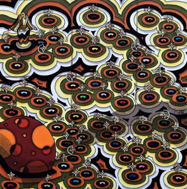 Σχέδιο με τίτλο "Du 07 au 03 en 70 é…" από Vincent Gibert, Αυθεντικά έργα τέχνης, Μαρκαδόρος