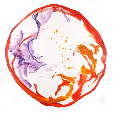 Painting titled "Eve of destruction…" by Ln Le Cheviller, Original Artwork, Acrylic