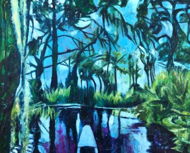 绘画 标题为“"Titanic"” 由B.Piatti, 原创艺术品, 油 安装在木质担架架上