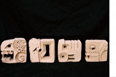 Escultura titulada "Serie Tzolkin" por Maga, Obra de arte original, Metales