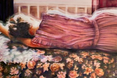 Malarstwo zatytułowany „Sleeping Beauty” autorstwa Maria Titan, Oryginalna praca, Akryl