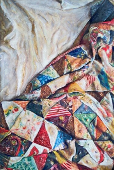 Malarstwo zatytułowany „Sleepy” autorstwa Maria Titan, Oryginalna praca, Akryl