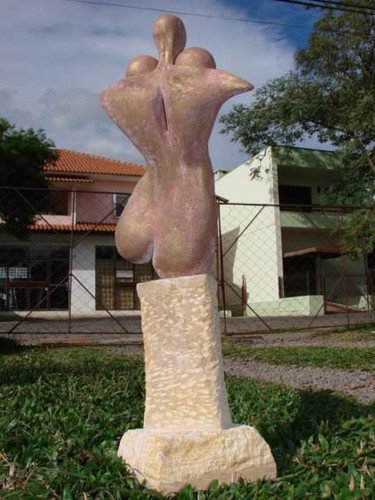 Escultura intitulada "Equilibrista" por Alceo Luiz De Costa Dcosta, Obras de arte originais