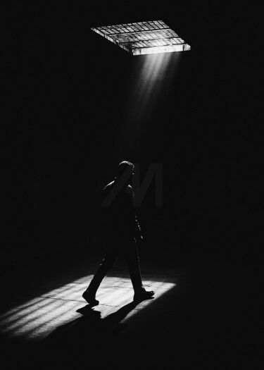 Fotografie mit dem Titel "Silent Passage" von Leonardo Bandinelli, Original-Kunstwerk, Digitale Fotografie Auf Aluminium mon…