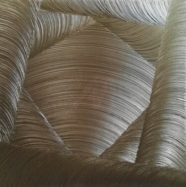 Pintura intitulada "peinture contempora…" por Steivan Loundou, Obras de arte originais, Óleo Montado em Armação em madeira