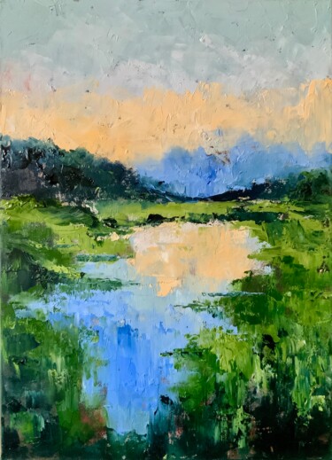 Peinture intitulée "Whispers of the Bro…" par Alexandra Jagoda, Œuvre d'art originale, Huile Monté sur Châssis en bois