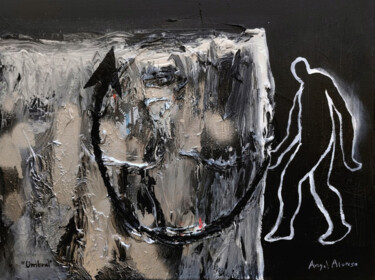 Painting titled "Umbral" by Ángel Alonso Blanco, Original Artwork, Acrylic
