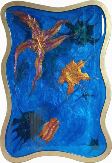 "Creation of an Idol…" başlıklı Tablo Andrey Berlogov tarafından, Orijinal sanat, Rezine