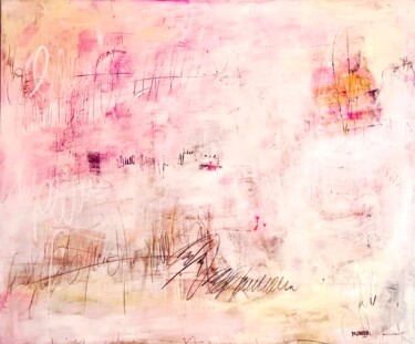 绘画 标题为“Finally it’s not to…” 由Virginie Munch, 原创艺术品, 丙烯 安装在木质担架架上