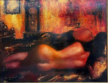 Pintura titulada "Together" por Khatu, Obra de arte original, Oleo