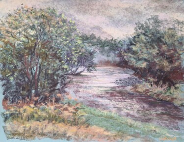 Rainy Day at Malki Hot Springs, Kamchatka – Soft Painting